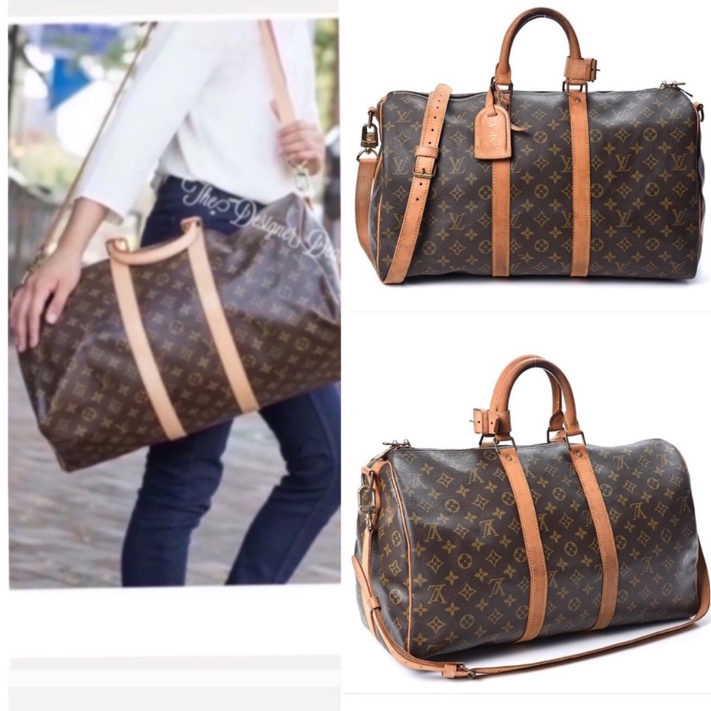 🔥Authentic Louis Vuitton Keepall Bandoulier 45